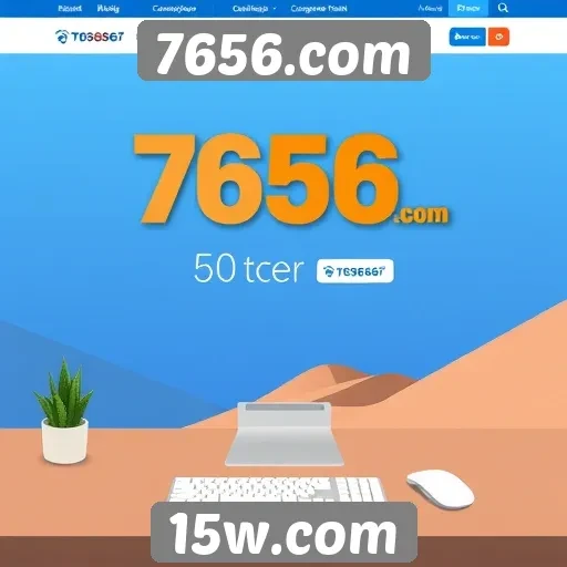 Interface do usuário do site 7656.com é intuitiva